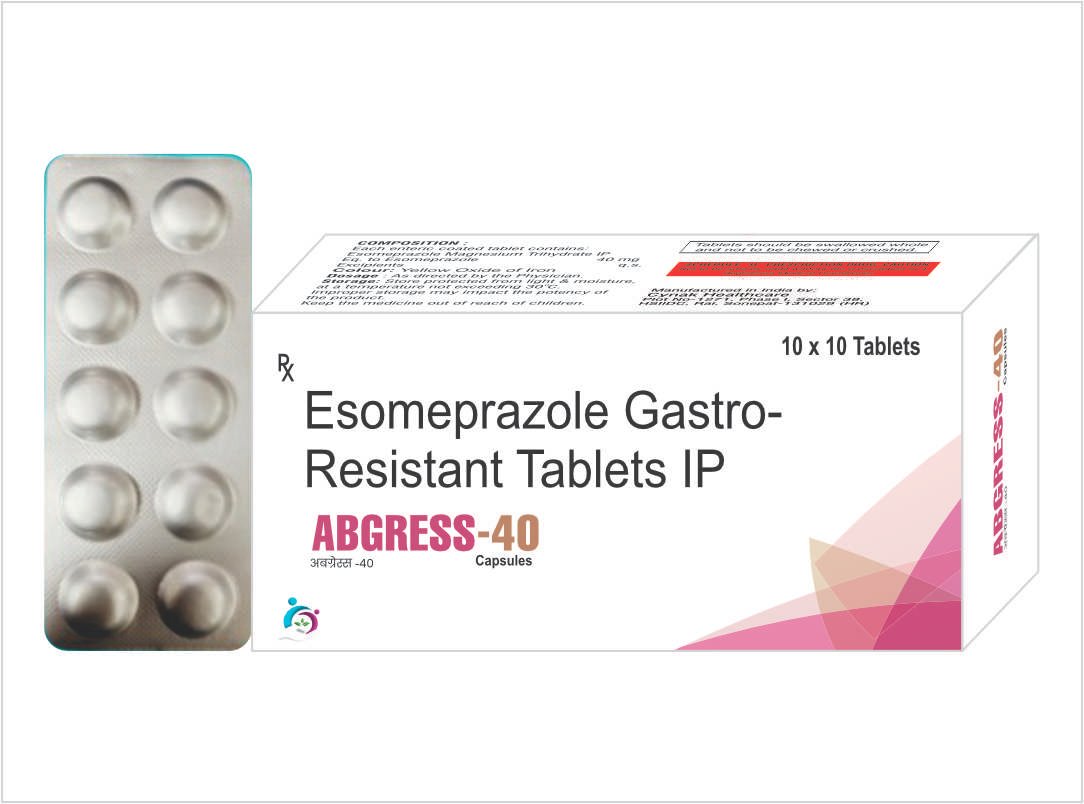 ABGRESS-40/80 Esomeprazole Gastro-Resistant Capsules