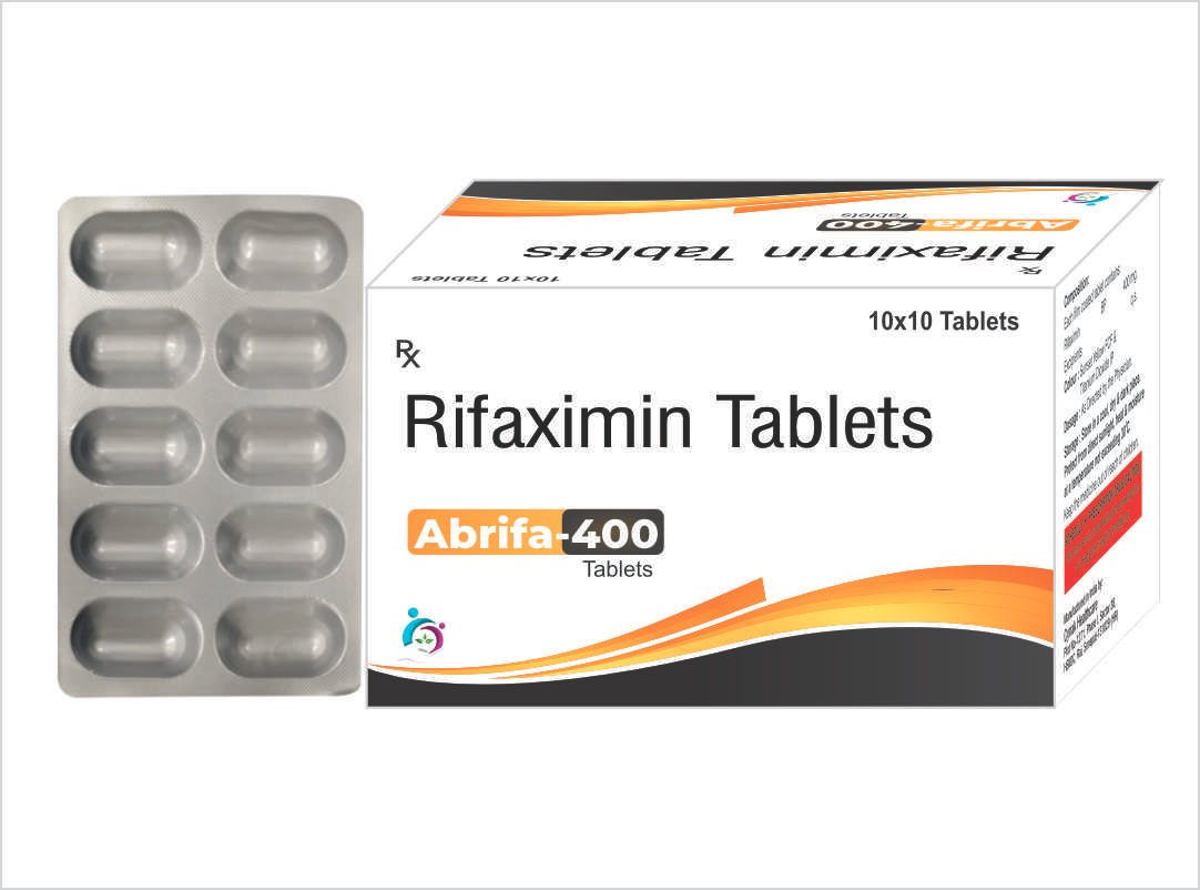 ABRIFA-400/550 Rifaximin Tablets by Adi Bilva Global Pharmaceuticals