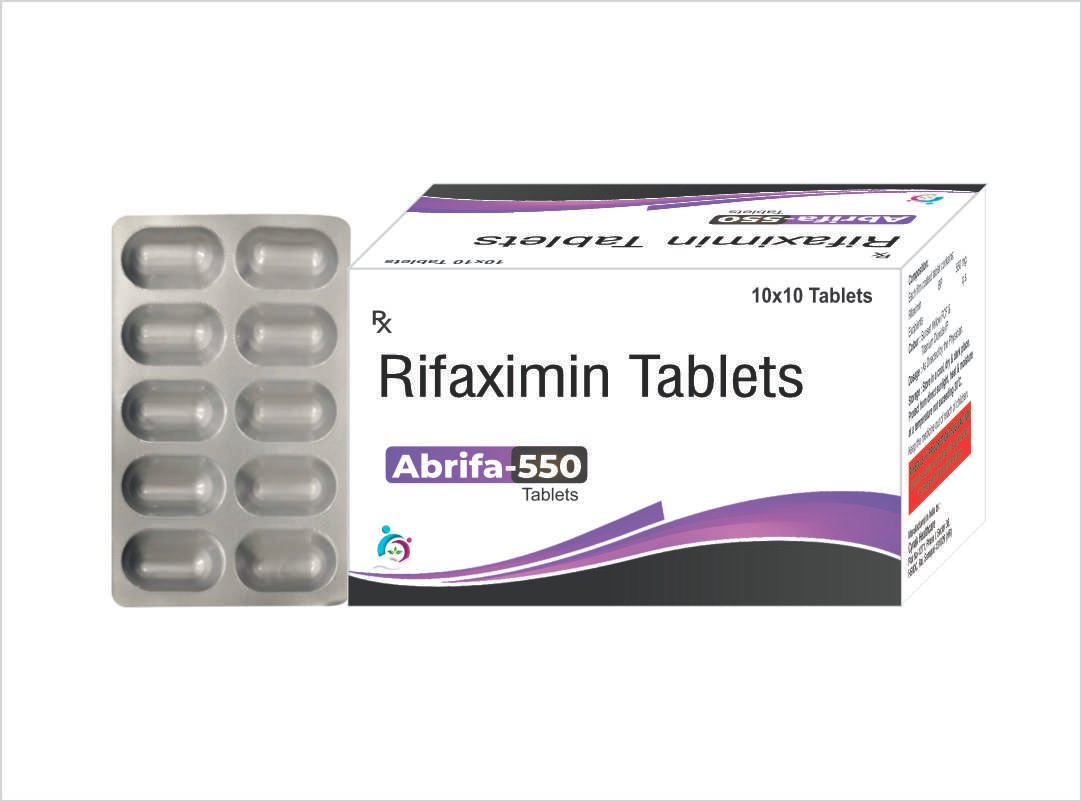 ABRIFA-400/550 Rifaximin Tablets by Adi Bilva Global Pharmaceuticals